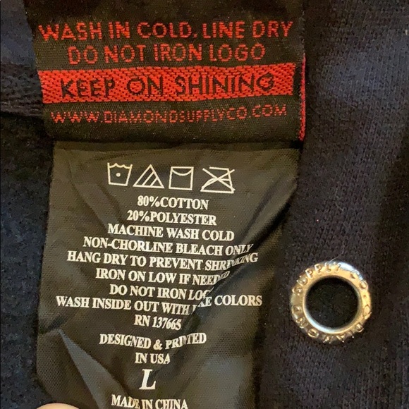 Diamond Supply Zip-Up Hoodie - Picture 3 of 7